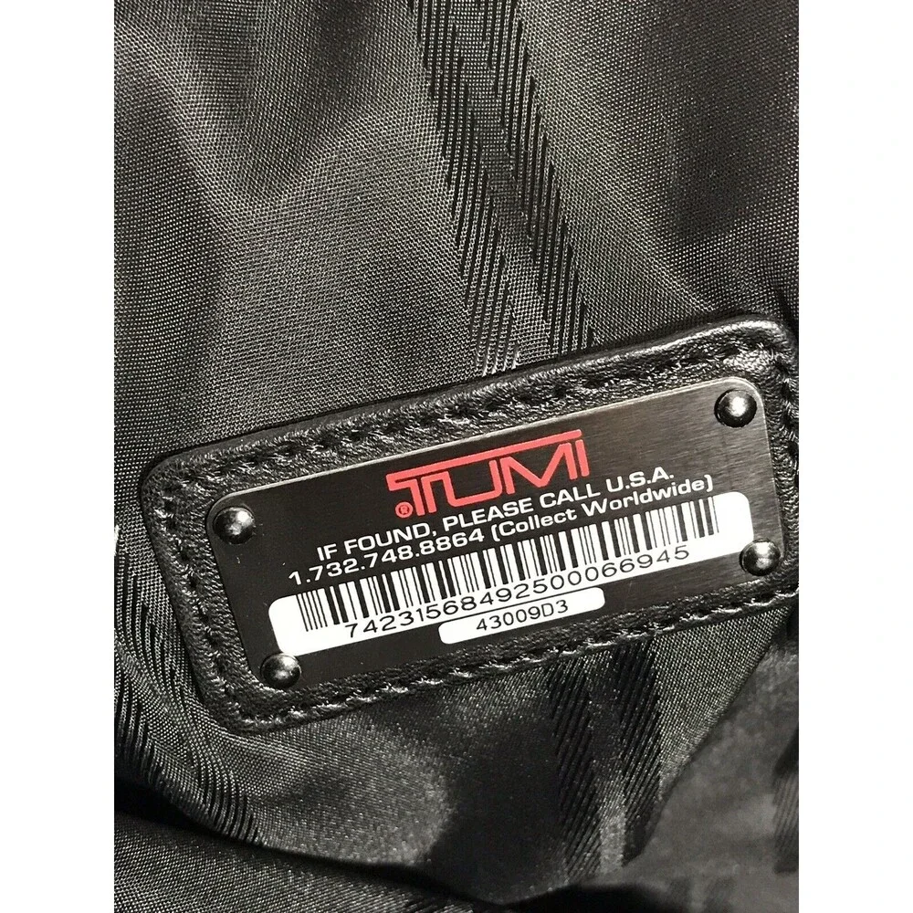 Tumi Ballistic Nylon leather Briefcase 43009D3 Black